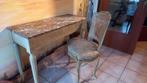 Vintage console en stoel, Huis en Inrichting, Tafels | Bijzettafels, Ophalen