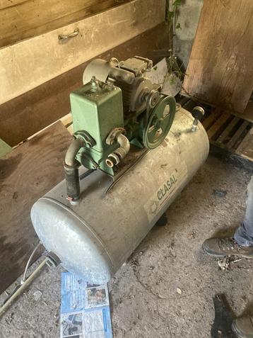 Clasal Zuigerpomp 1500  + vat 200L, Doe-het-zelf en Bouw, Overige Doe-Het-Zelf en Bouw, Ophalen, Gebruikt