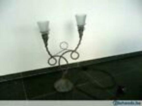 tafellamp 58 cm in metaal, Huis en Inrichting, Lampen | Tafellampen, Gebruikt, 50 tot 75 cm, Metaal, Ophalen