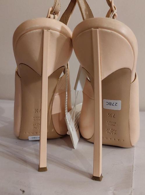 278C* Casadei Blade - sexy schoenen crèmekleurig leer (37,5), Kleding | Dames, Schoenen, Gedragen, Schoenen met hoge hakken, Overige kleuren