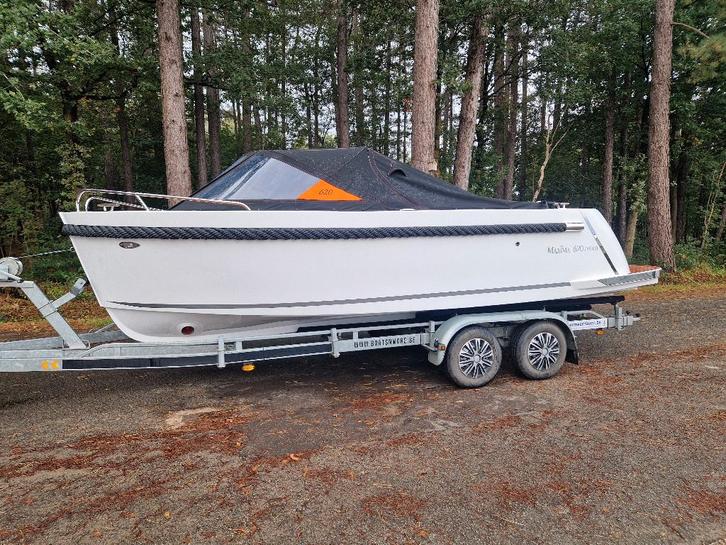 Maxima 620 retro  ** Vaarbewijsvrij **, Watersport en Boten, Sloepen, Nieuw, 10 tot 30 pk, 6 meter of meer, Buitenboordmotor, Benzine