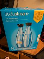 Duo pack Sodastream 2  flessen glas glazen flessen, Ophalen, Nieuw