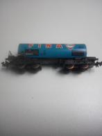 Vend wagon citerne FINA minitrix pas SNCB 1/160, Hobby en Vrije tijd, Gebruikt, Gelijkstroom, Trix, Wagon