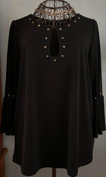 Caroline Biss 36 Mooi elegante zwarte blouse beschikbaar voor biedingen