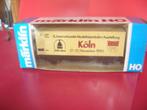 TRAIN HO MARKLIN wagon serie spéciale PUB porte contener, Courant alternatif, Wagon, Comme neuf, Märklin