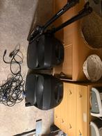 Vonyx VPS122A geluidsinstallatie 800W met stands en LED's, Audio, Tv en Foto, Luidsprekerboxen, Subwoofer, Zo goed als nieuw, 120 watt of meer