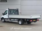 Ford Transit 170pk Open Laadbak Dubbellucht 3,5t Trekhaak Ai, Auto's, Stof, Euro 6, 4 cilinders, Wit