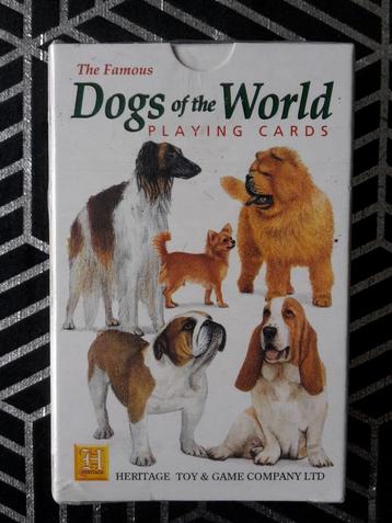 Nieuwe speelkaarten The Famous Dogs of the World beschikbaar voor biedingen