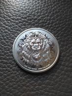 1 oz.999 zilveren munt Roaring Lion 2023, Zilver, Ophalen of Verzenden, Losse munt