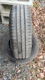 2 pneus été Goodyear efficient grip 195 /65 R15, Ophalen, Gebruikt, 15 inch, Band(en)