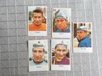 5 prenten chromos wielrenners montygum, Verzamelen, Ophalen of Verzenden, Gebruikt