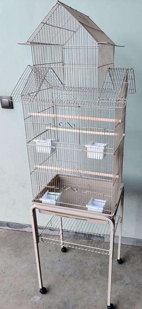 Cage à perroquets Princess Deluxe, Animaux & Accessoires, Oiseaux | Cages & Volières, Neuf, Cage à oiseaux, Métal, Enlèvement ou Envoi