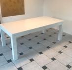 Table de salle à manger mat avec sa rallonge et son verre, Maison & Meubles, Tables | Tables à manger, Comme neuf, Autres essences de bois