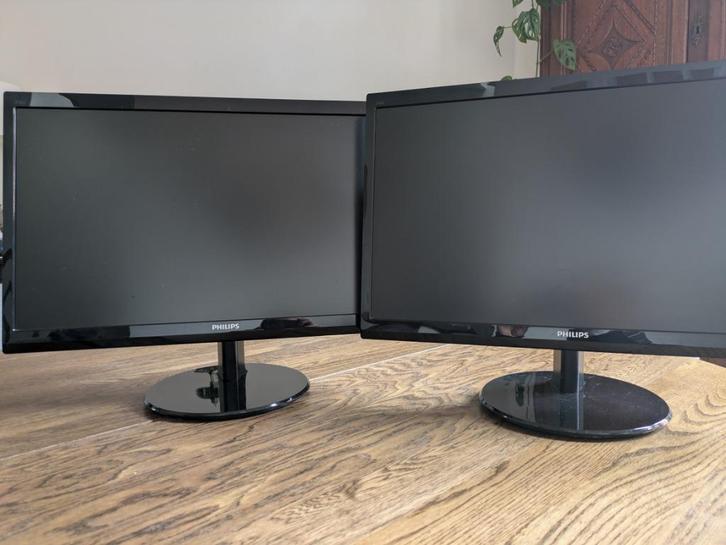 Ecrans ordinateur Philips 24", Computers en Software, Monitoren, Gebruikt, HDMI, In hoogte verstelbaar, LED, Full HD, Minder dan 1 ms