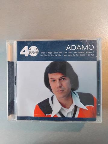 2 CD. Tous les 40 sont bons. Adamo.
