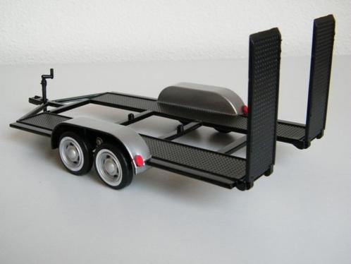 Nieuwe modelauto trailer / aanhanger / kar Motormax 1:24, Hobby & Loisirs créatifs, Voitures miniatures | 1:24, Neuf, Voiture