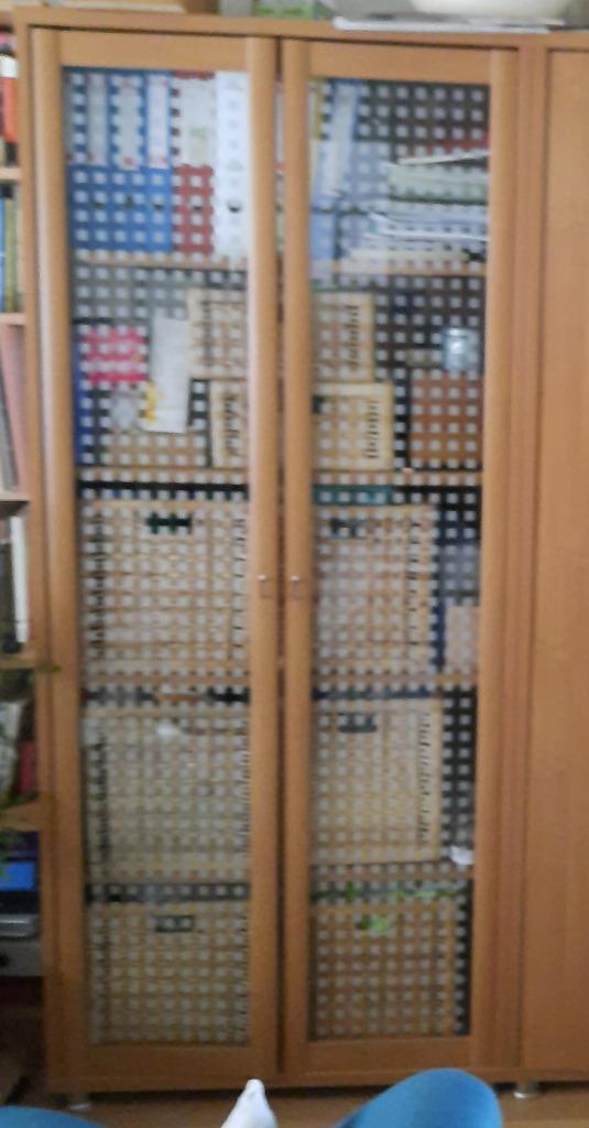 kast, Huis en Inrichting, Kasten | Kleerkasten, Gebruikt, 150 tot 200 cm, 50 tot 100 cm, 25 tot 50 cm, Met deur(en), Glas, Kunststof