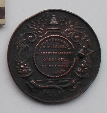 Medaille paardenprijskamp 22 mei 1913 Nederbrakel Opbrakel