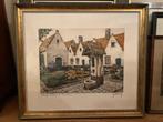 Kleurets Roger Hebbelinck "Brugge, Godshuis de Meulenaere”, Antiek en Kunst, Ophalen