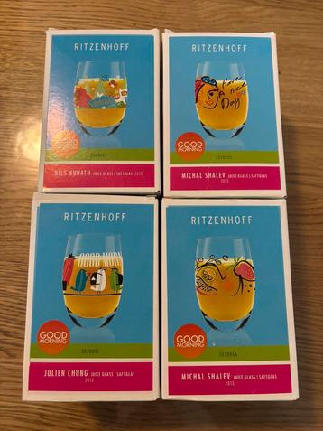 Te koop: Ritzenhoff Juice Glasses – Limited Edition (2013) beschikbaar voor biedingen