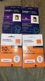 Simkaart Orange en Lycamobile zijn al geregistreerd, Telecommunicatie, Prepaidkaarten en Simkaarten, Ophalen, Nieuw, Orange, Simkaart