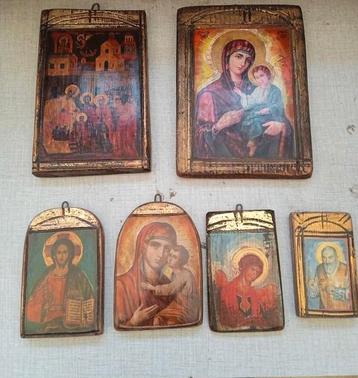 Diverse iconen (oost orthodox) beschikbaar voor biedingen