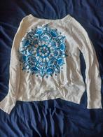 Pull blanc bleu Desigual, Vêtements | Femmes, Enlèvement ou Envoi, Taille 36 (S), Comme neuf, Desigual