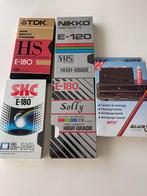 Cassettes VHS et nettoyage de cassettes neuves, TV, Hi-fi & Vidéo, Comme neuf, Envoi