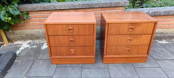 Chevet commode teck vintage Finlande, Enlèvement ou Envoi, Comme neuf