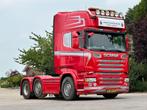 Scania R520 V8 FULL AIR/RETARDER!6X2!GESTUURDE VOORLOPER!TOP, Auto's, Automaat, Achterwielaandrijving, Euro 6, Scania