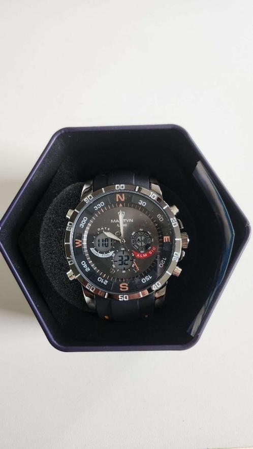Montre Martyn Line, Handtassen en Accessoires, Horloges | Heren, Nieuw, Polshorloge, Overige merken, Overige materialen, Kunststof