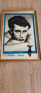 Vintage James Dean fotospiegel met frame uit de jaren 80, Ophalen, Zo goed als nieuw