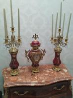 Art Nouveau klokken stel drie delig., Ophalen