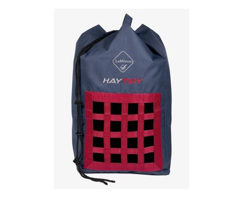 LeMieux Hay Tidy Navy Slowfeeder Hooizak Hooinet, Dieren en Toebehoren, Paarden en Pony's | Verzorgingsproducten, Nieuw, Ophalen of Verzenden