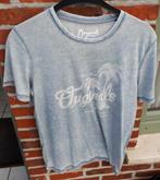 Jack & Jones-Heren tshirt KM-maat L-jeans blauw-print, Maat 52/54 (L), Jack&Jones, Gedragen, Verzenden