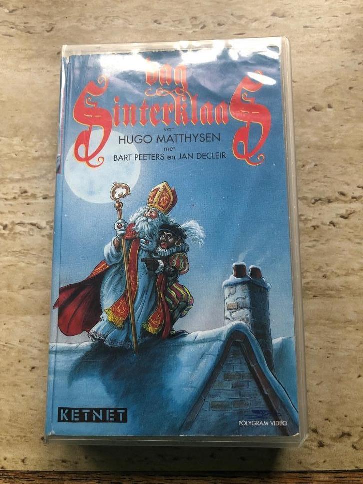 VHS Dag Sinterklaas nostalgie uit ‘90 met Bart Peeters, Diversen, Sinterklaas, Gebruikt, Ophalen of Verzenden