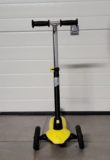 Oxelo - 3 wieler kinderstep - Geel/Zwart beschikbaar voor biedingen