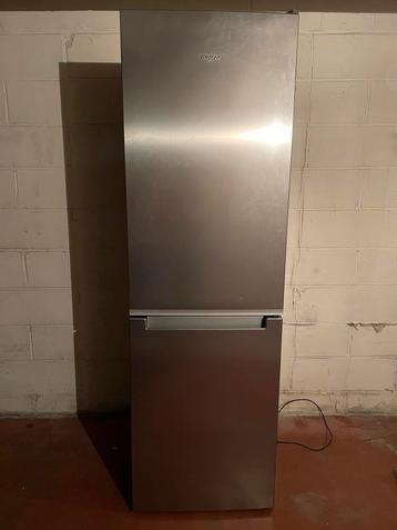 Réfrigérateur combiné Whirlpool W7 811I OX, Electroménager, Enlèvement, Comme neuf
