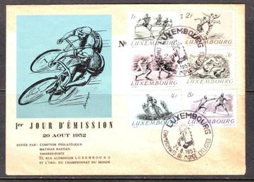 Postzegels: Thema sport / Wielrennen zegels FDC's en brieven beschikbaar voor biedingen