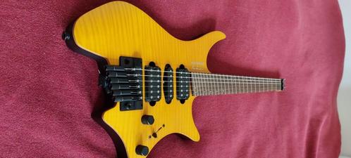 Strandberg Guitars Boden Fusion NX 6 - Amber Yellow, Muziek en Instrumenten, Snaarinstrumenten | Gitaren | Elektrisch, Zo goed als nieuw