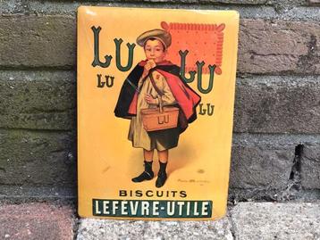 Reclamebordje Lu Biscuits