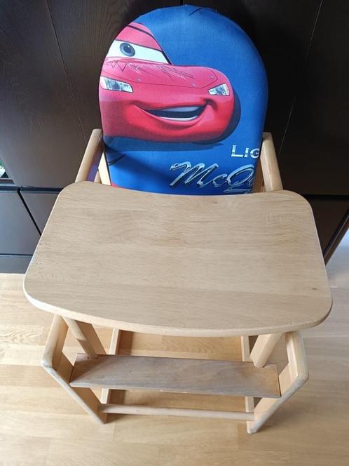 Chaise haute évolutive NICO de GEUTHER - Décor Flash McQueen, Enfants & Bébés, Chaises pour enfants, Utilisé, Chaise évolutive