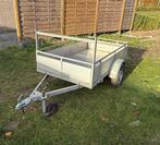 Aanhangwagen enkelas 2m25 x 1m25 volledig in aluminium, Ophalen, Zo goed als nieuw