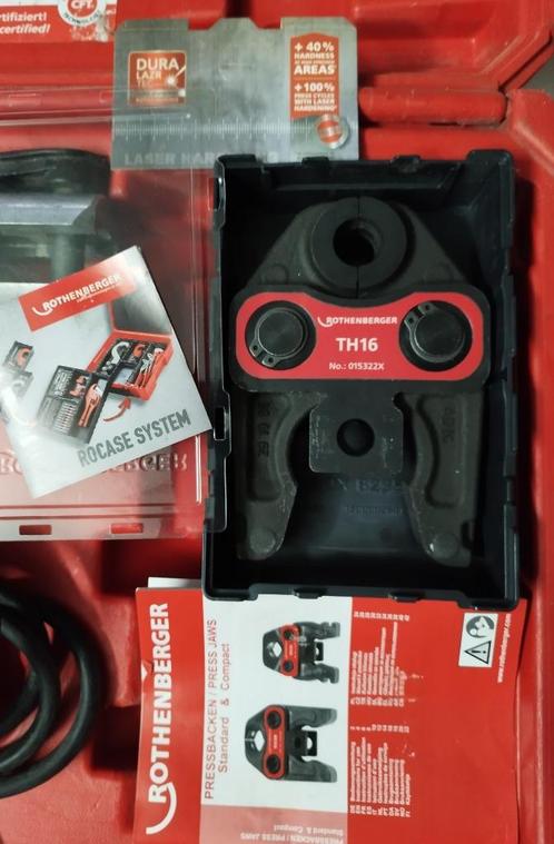 Rothenberger Expander, Persbek TH16, Ridgid Pijptang,, Doe-het-zelf en Bouw, Sanitair, Zo goed als nieuw, Ophalen of Verzenden
