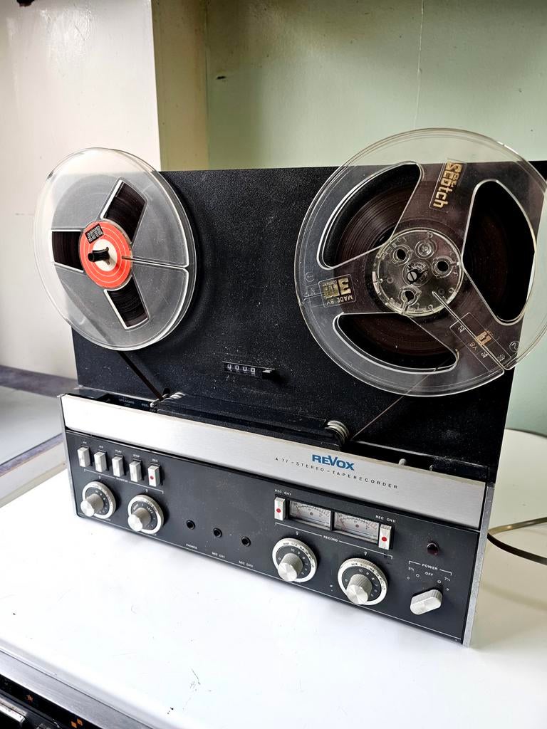 Stereo Revox A77, Enlèvement, Magnétophone, Avec bandes