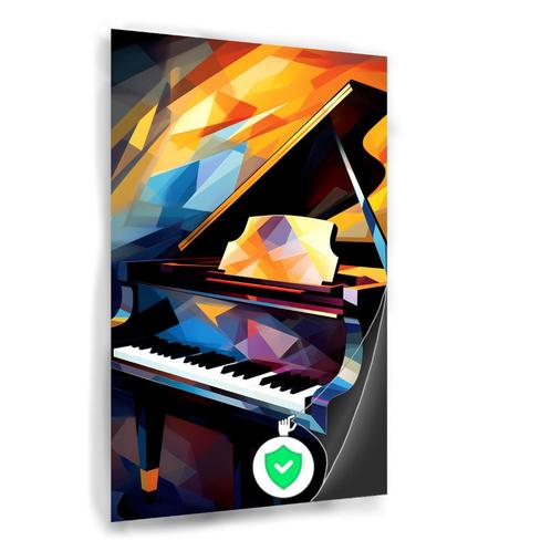 Affiche piano 80x120cm mat., Antiquités & Art, Art | Dessins & Photographie, Envoi