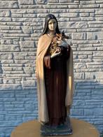 Zwaar gipsen beeld Heilige Theresia van Lisieux, Antiek en Kunst, Ophalen