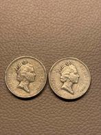 2 x munten Pound 1983 ‘rare’, Postzegels en Munten, Ophalen of Verzenden