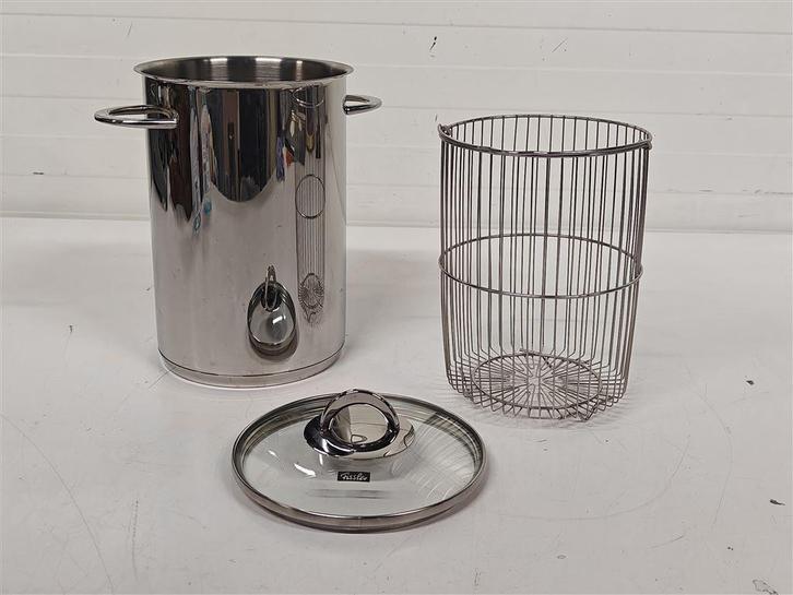 A6629 Fissler Aspergepan [D:16 - H:25], Huis en Inrichting, Keuken | Potten en Pannen, Gebruikt, Ophalen of Verzenden