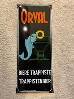 Orval emaillebord 2003, Verzamelen, Biermerken, Nieuw, Reclamebord, Plaat of Schild, Ophalen of Verzenden